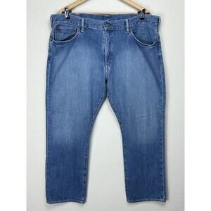 Polo Ralph Lauren Classic Jeans Mens 40x30 Blue 867 Distressed Medium Wash Denim